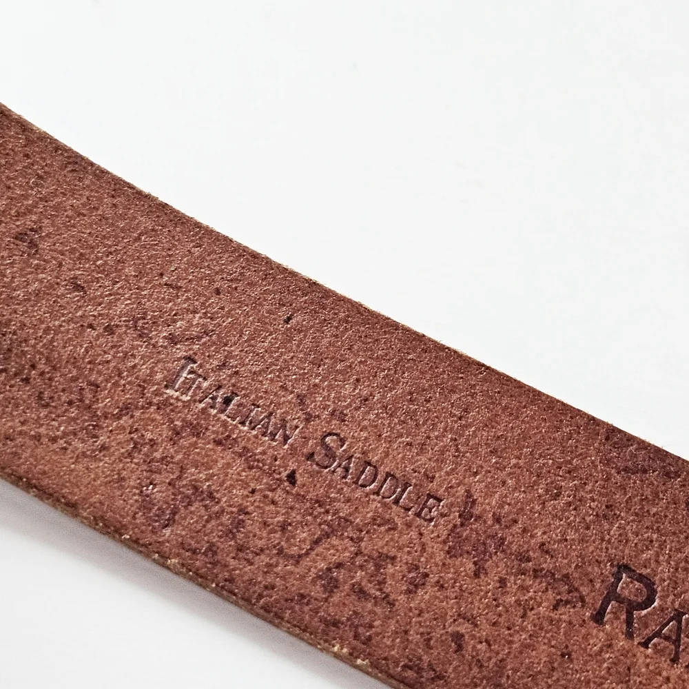 Polo Ralph Lauren Italian Saddle Genuine Leather Brown Belt Men’s Medium 75/30